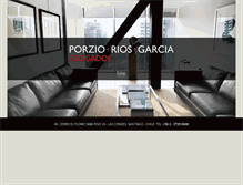 Tablet Screenshot of porzio.cl